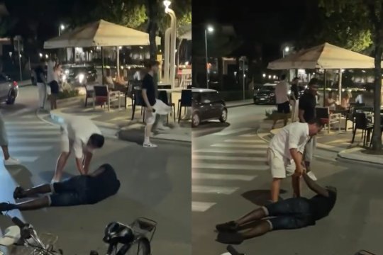 Imagini șocante cu Mario Balotelli! Aflat într-o stare ciudată, a căzut pe stradă și nu s-a putut ridica