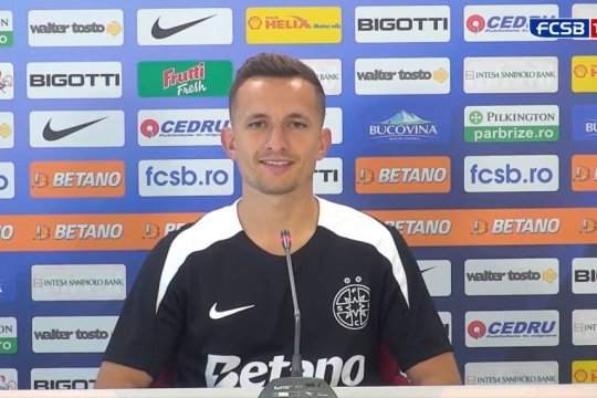 Marius Ştefănescu a spus motivul pentru care a ales-o pe FCSB: ”Mi-am dorit să fiu aici”