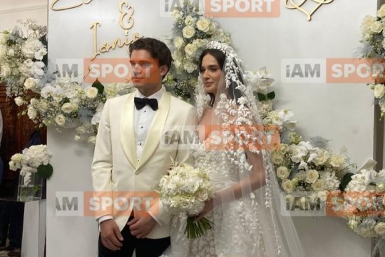 Nunta anului în România. Ianis Hagi și Elena își unesc destinele. iAMsport.ro vă prezintă LIVE cele mai importante momente de la eveniment