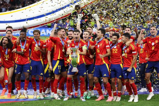 Spania, pentru a patra oară campioana Europei! Imagini de la decernarea trofeului Euro 2024