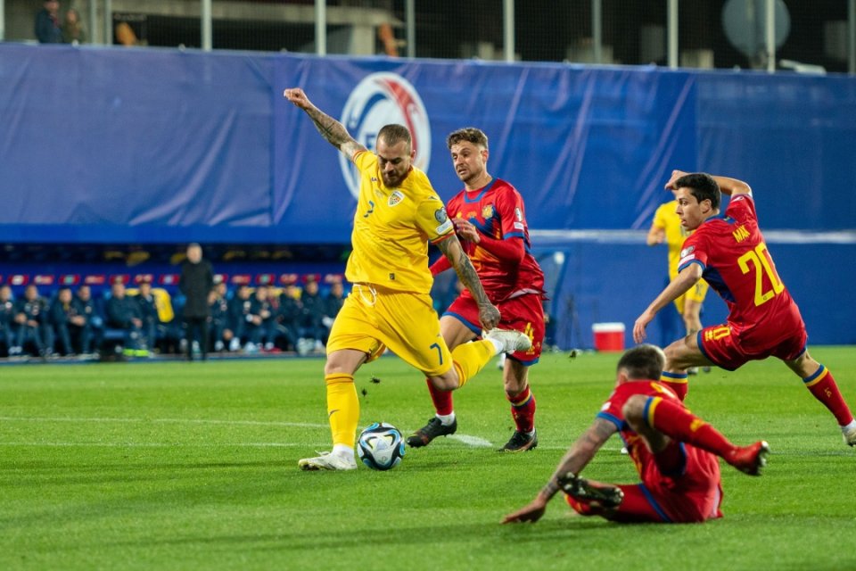 Denis Alibec și Dennis Man au marcat golurile din turul cu Andorra
