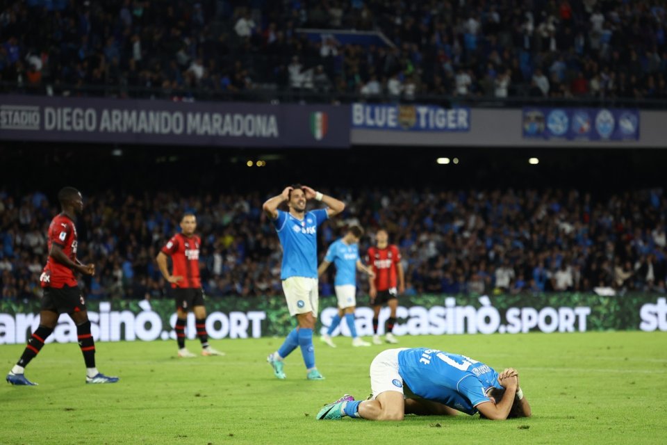Napoli - AC Milan, meci din etapa a 10-a din Serie A încheiat cu scorul 2-2, stadionul ”Diego Armando Maradona” din Napoli, Italia, 29 octombrie 2023
