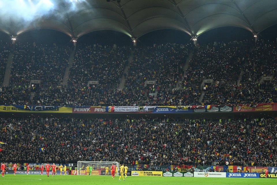 Fanii prezenți la meciul dintre România și Elveția, de săptămâna trecută