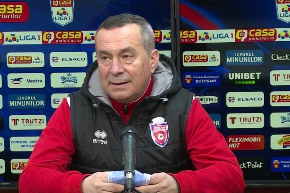 Mihai Ciobanu, antrenorul celor de la FC Botoșani