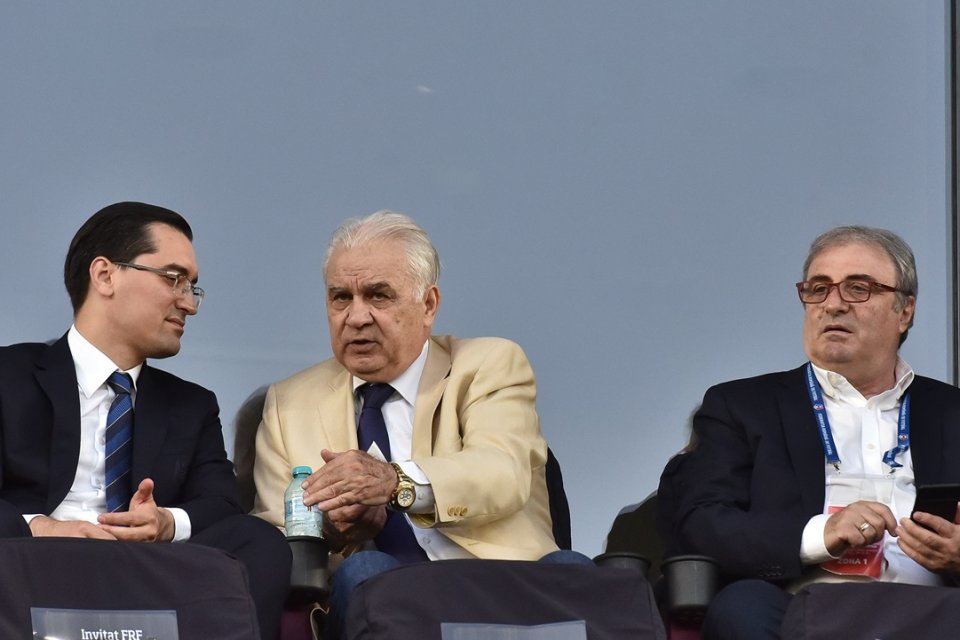 Mihai Stoichiță, alături de Anghel Iordănescu și Răzvan Burleanu
