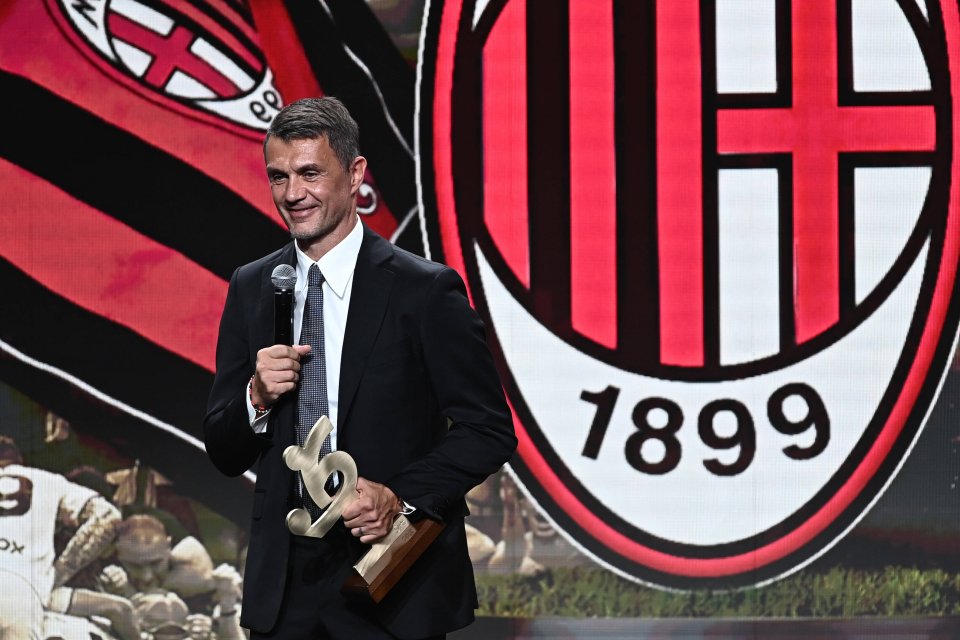 Paolo Maldini primește un premiu pentru întreaga carieră la Gala Fotbalului AIC din 2022
