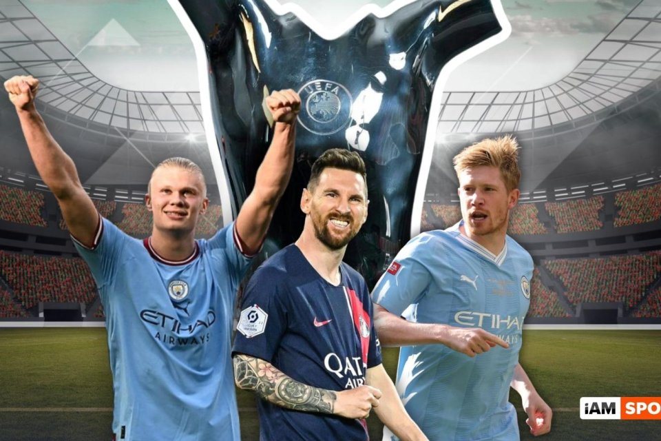 Erling Haaland, Lionel Messi și Kevin De Bruyne, candidații la trofeul celui mai bun jucător al anului 2023