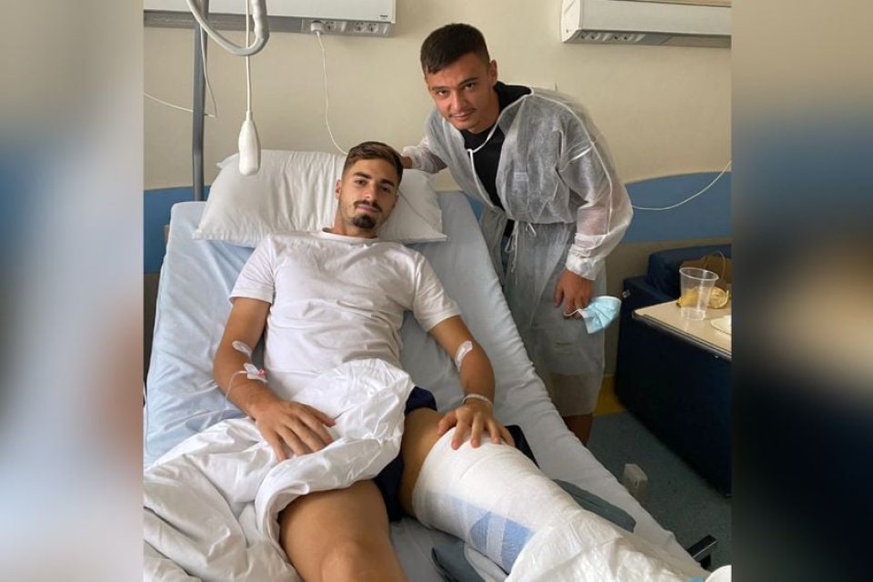 Valentin Țicu l-a vizitat la spital pe Dragoș Iancu