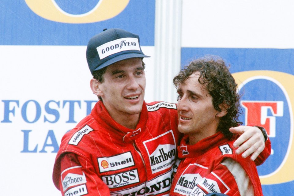 Ayrton Senna și Alain Prost au fost colegi la McLaren Honda în anii 1988 și 1989