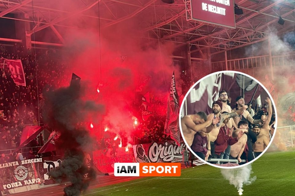 Reportaj special iAMsport în Giulești, la meciul în care fanii Rapidului și-au încurajat favoriții de la distanță
