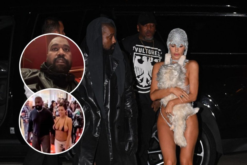 Kanye West și Bianca Censori surprind la fiecare apariție în public