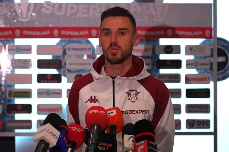 Răzvan Oaidă are 27 de meciuri în tricoul celor de la Rapid în acest sezon din Superligă
