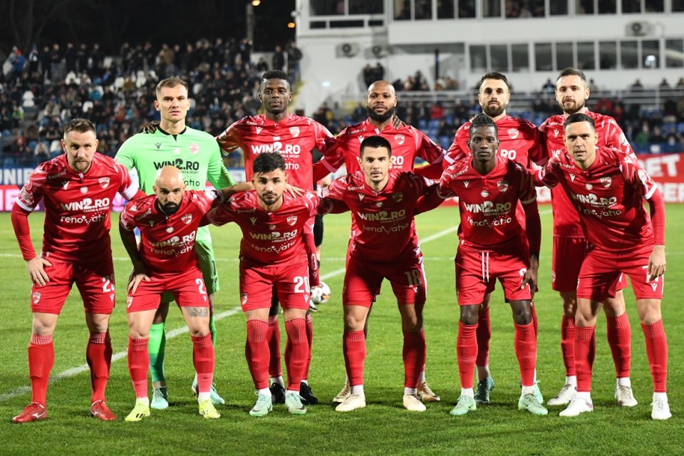 Dinamo București ocupă locul 15 în Superliga