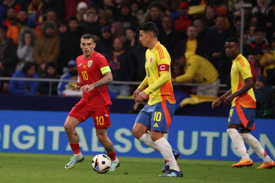 România a pierdut în fața Columbiei 2-3, într-un amical disputat la Madrid