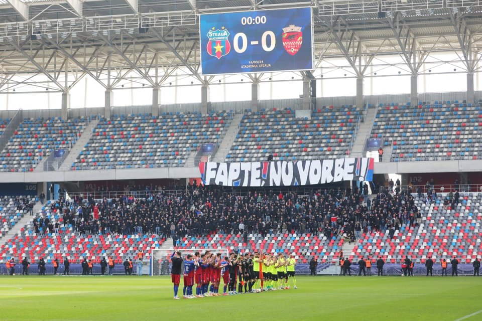 Steaua s-a clasat pe primul loc în grupa B din play-out în acest sezon