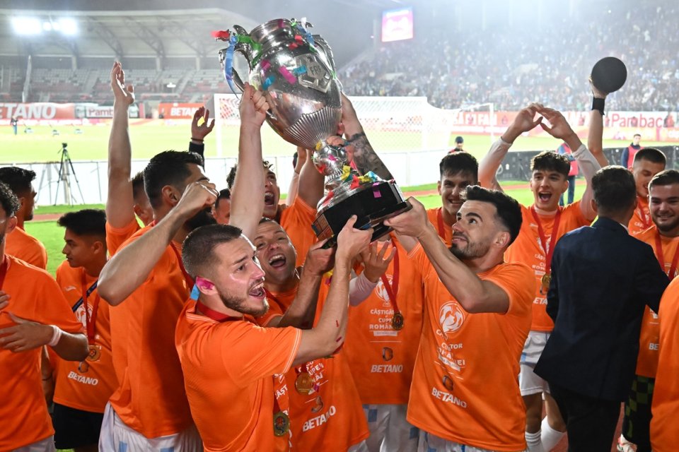 Corvinul Hunedoara a câștigat Cupa României, după o finală cu Oțelul Galați