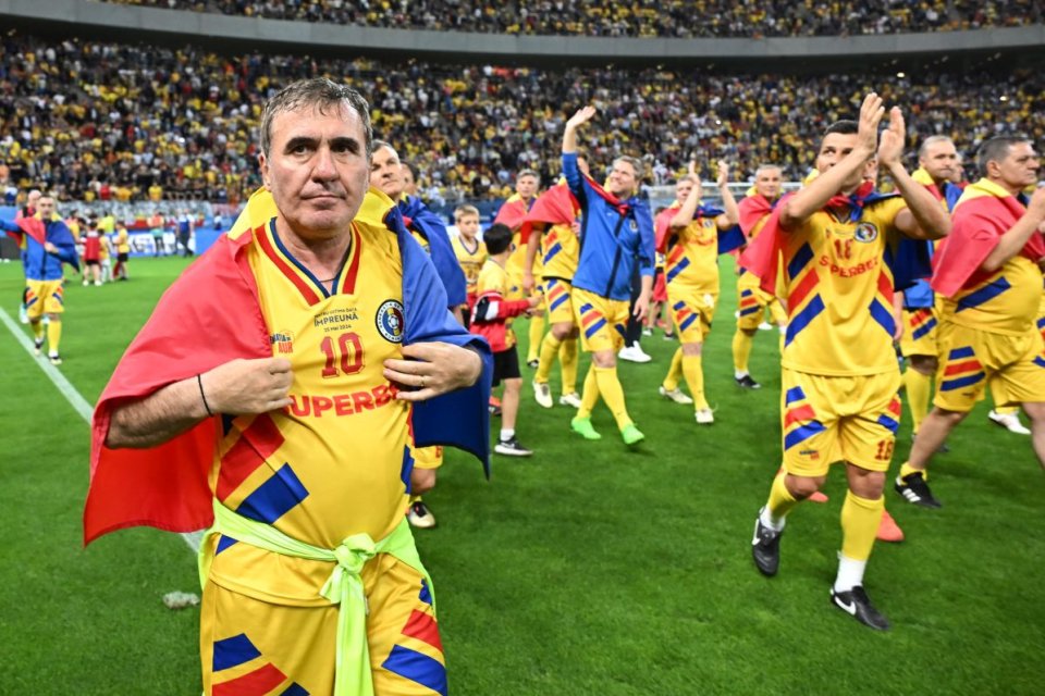 Hagi are 35 de goluri pentru naționala României