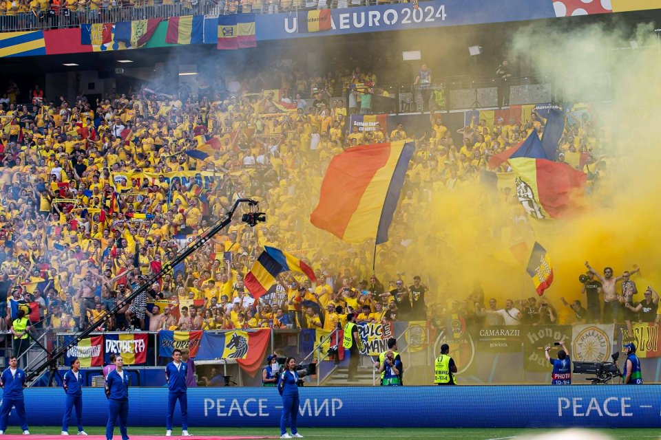 Fanii naționalei au făcut spectacol în tribune și la Frankfurt, la meciul cu Slovacia