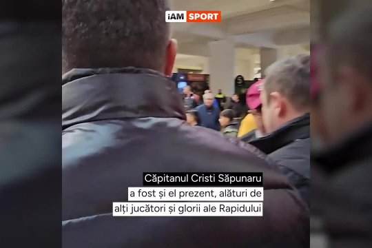 VIDEO | Surpriză pentru fanii Rapidului! Clubul a redeschis după 30 de ani fan shopul din Gara de Nord