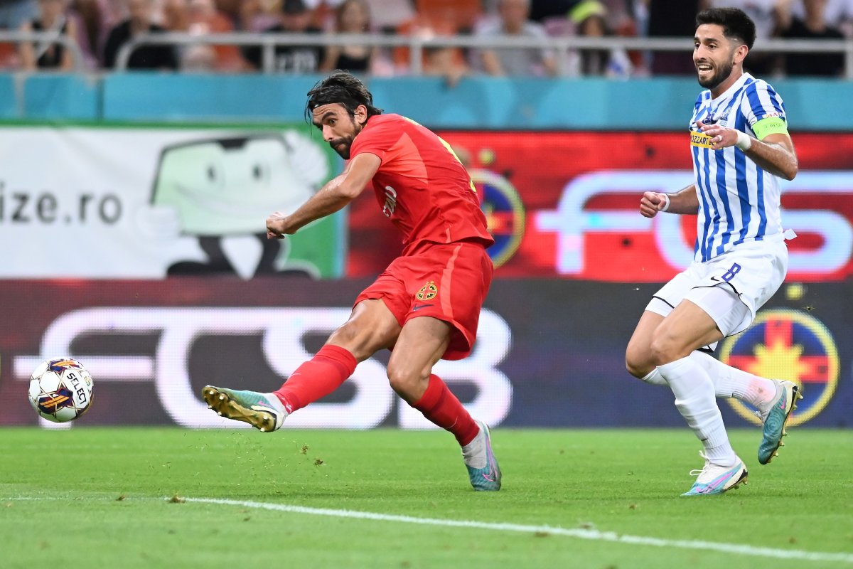 Andrea Compagno și Nicolas Samayoa, FCSB vs Politehnica Iași, Superliga Superbet, Arena Natională din București, 20 august 2023