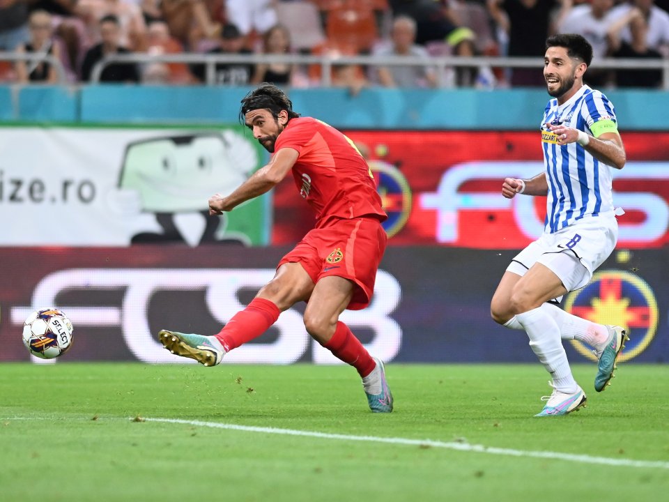 Andrea Compagno și Nicolas Samayoa, FCSB vs Politehnica Iași, Superliga Superbet, Arena Natională din București, 20 august 2023