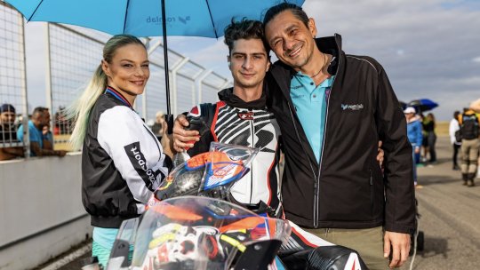 EXCLUSIV | “Aș vrea să salvez din tinerii care mor cu motocicletele”. Bogdan și Ioana au creat una dintre cele mai puternice echipe de motociclism viteză din România. Ei vor să înființeze și o școală serioasă de pilotaj