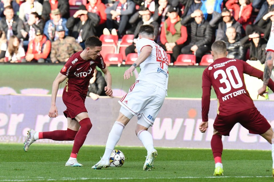 Krasniqi, într-un meci jucat de CFR Cluj