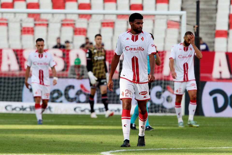 Malcom Edjouma, Bari vs Catanzaro 2-2, Serie B, Stadion ”San Nicola” din Bari, Italia, 24 septembrie 2023.