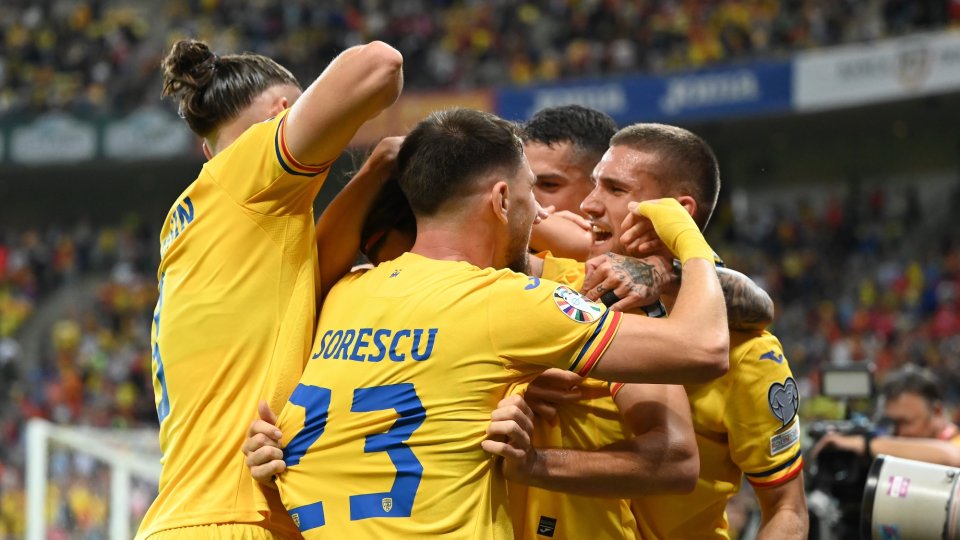 România a condus cu 3-0 cu Andorra, la pauză