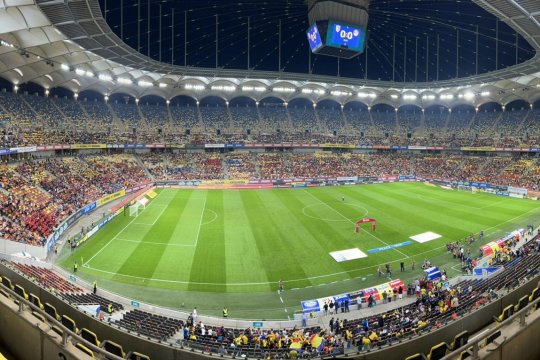 FOTO + VIDEO | Copiii au făcut spectacol în tribune, la România - Andorra! Cei mici au venit în număr mare să îi susțină pe ”tricolori”