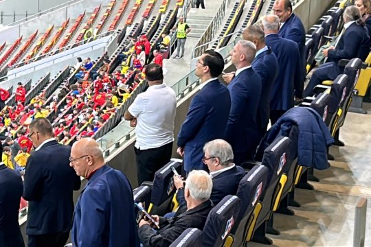 VIDEO EXCLUSIV | Răzvan Burleanu, surprins într-o ipostază total neașteptată la meciul România - Andorra. Ce a făcut după golul lui Florinel Coman
