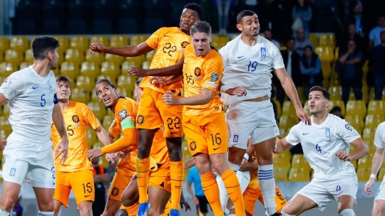 Preliminariile EURO 2024. Portugalia, victorie clară cu Bosnia. Olanda se impune în Grecia, în timp ce Belgia - Suedia a fost abandonat la pauză