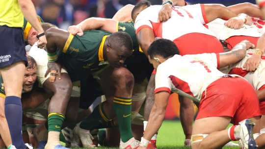Africa de Sud este aproape de calificarea în sferturile Cupei Mondiale la Rugby după ce a învins Tonga