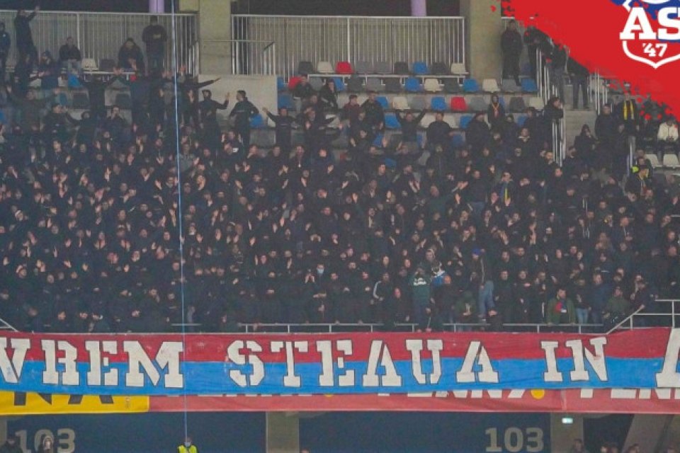 Suporterii echipei CSA Steaua