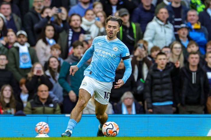 Jack Grealish (Manchester City) este recunoscut pentru masa musculară