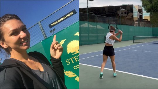 Simona Halep i-a uluit pe fani! Românca s-a afișat cu abdomenul la vedere la ultimul antrenament. Ce au remarcat susținătorii ei | FOTO + VIDEO