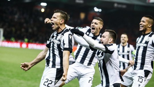 "Remontada" excepțională reușită de PAOK-ul lui Răzvan Lucescu în Conference League. În minutul 72 grecii aveau un deficit de două goluri pe tabelă