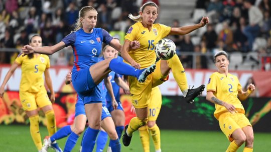 Un nou pas greșit pentru naționala de feminin a României în Nations League. ”Tricolorele” au remizat cu Slovacia, la București