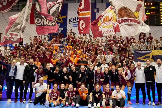 Rapid – Krim Ljubljana 27-22! Giuleștencele au bifat a doua victorie în Liga Campionilor