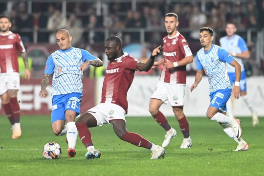 Rapid - Universitatea Craiova 2-0. Giuleștenii nu glumesc, se bat la titlu. Bergodi l-a pierdut însă pe Petrila