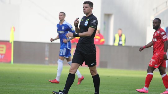 Adrian Mititelu Jr. a înjurat și amenințat brigada de arbitri după FCU Craiova 1948 - UTA Arad 2-3