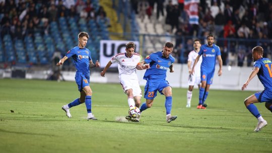 O victorie furată. Andrei Ciobanu crede că FCSB a fost dezavantajată de arbitraj la egalul cu Oțelul