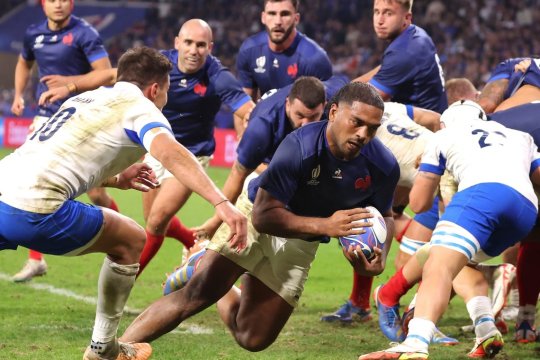 Franța s-a calificat în sferturile Cupei Mondiale de rugby după o victorie categorică în fața Italiei