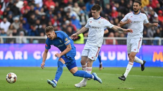 Ciprian Marica îl ”tăvălește” pe centralul Chivulete, după victoria de la Galați. ”Dacă îți dau un brânci...”