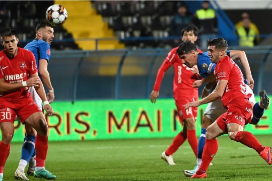 Farul - Hermannstadt, 1-1. Echipa lui Hagi, egalată în ultimele minute