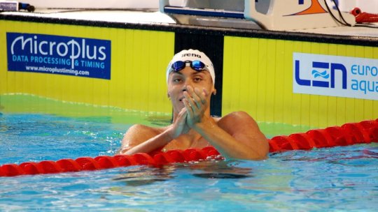 Încă două medalii pentru David Popovici la Campionatele Naționale în bazin scurt. Rezultatele de sâmbătă