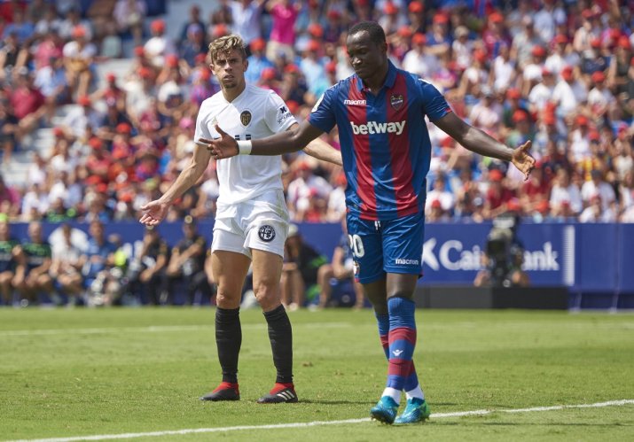 1 gol și 2 pase decisive în 15 meciuri a strâns Dwamena la Levante, după transferul pentru 6 milioane de euro