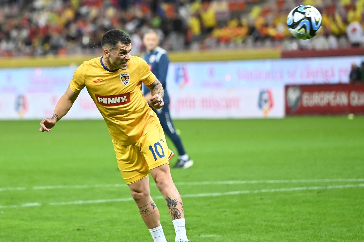 Stanciu are 64 de selecții pentru naționala României