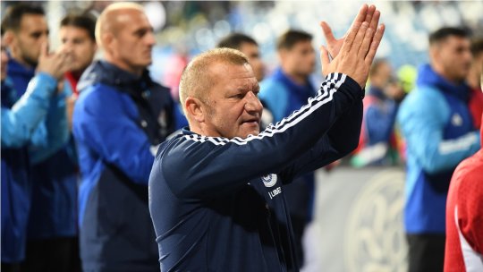 ”Jocul echipei crește, nu e o mirare, obiectivul e play-off-ul!”. Dorinel Munteanu are planuri mari la Oțelul, după victoria cu UTA