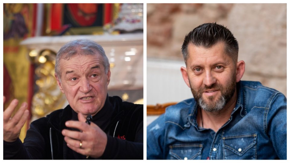 Gigi Becali, patronul FCSB, și Florin Vulturar, impresarul care se ocupă de transferurile de la trupa bucureșteană